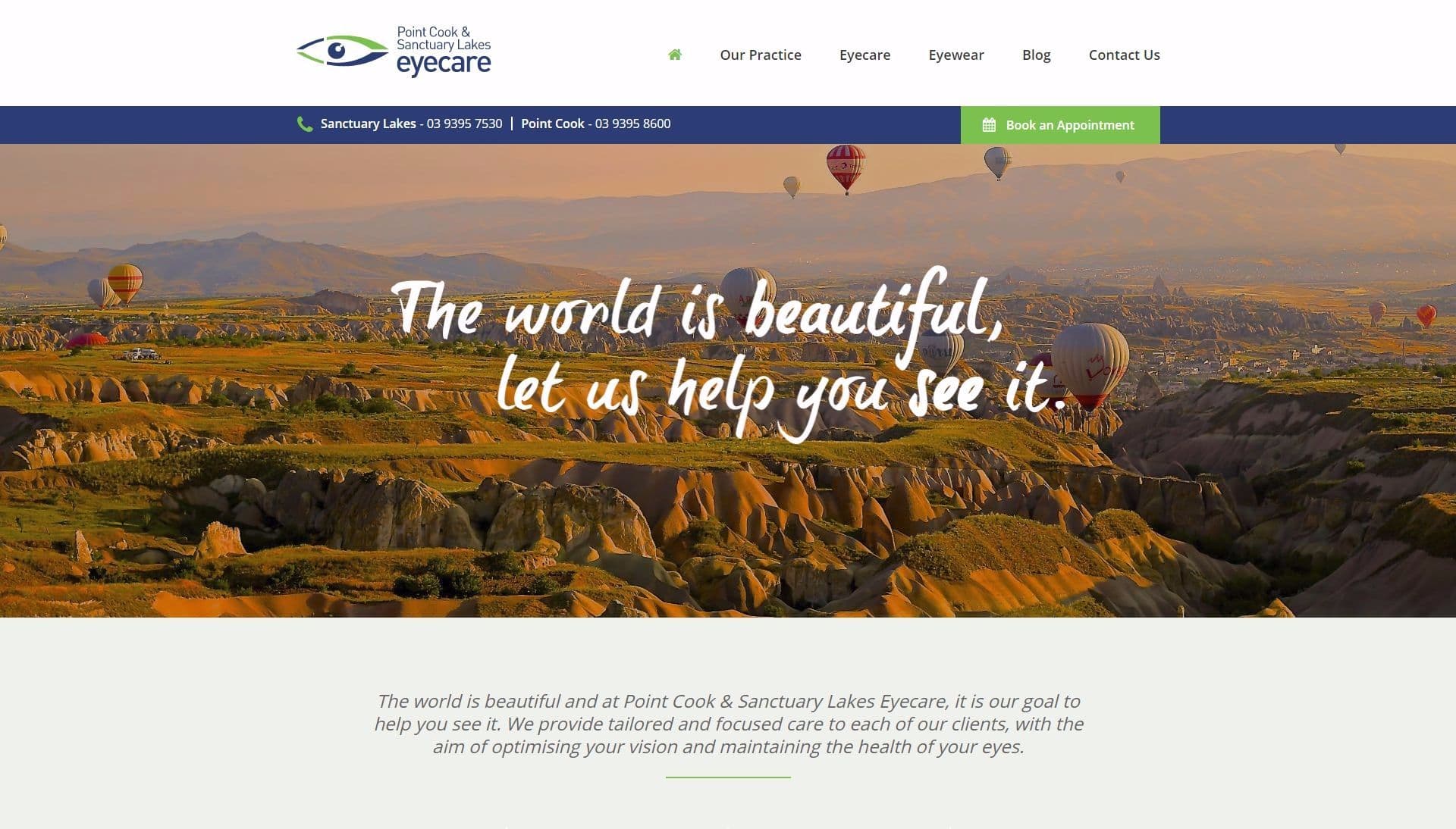 Eyecare Point website